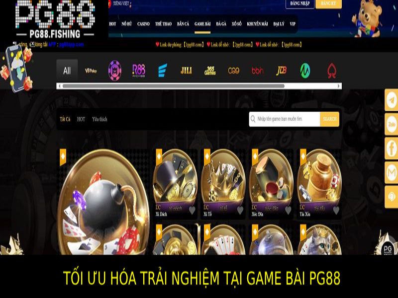 Tối Ưu Hóa Trải Nghiệm Người Dùng Khi Chơi Game Bài PG88